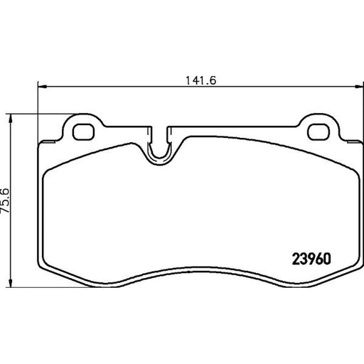 Mintex Front Brake Perforated Discs & Pads fits Mercedes-Benz S-Class 2005-2013