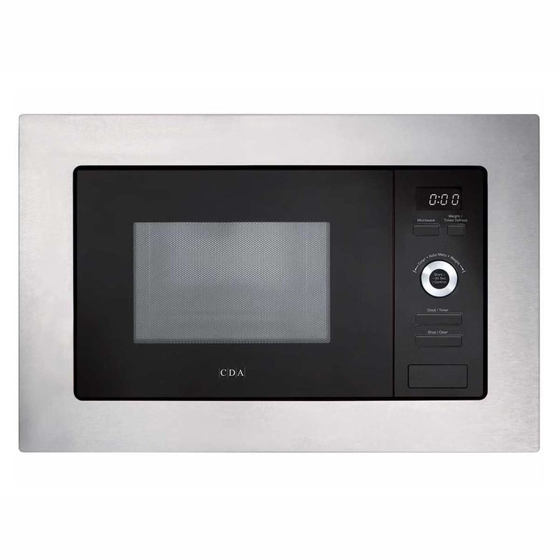 CDA Integrated Microwave Oven 25L 5 Power Levels Stainless Steel CDA - Dynamic Drive