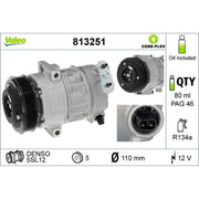Valeo Air Conditioning Compressor 813251