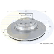 Comline Front & Rear Brake Discs & Pads fits BMW 3 2004-2013