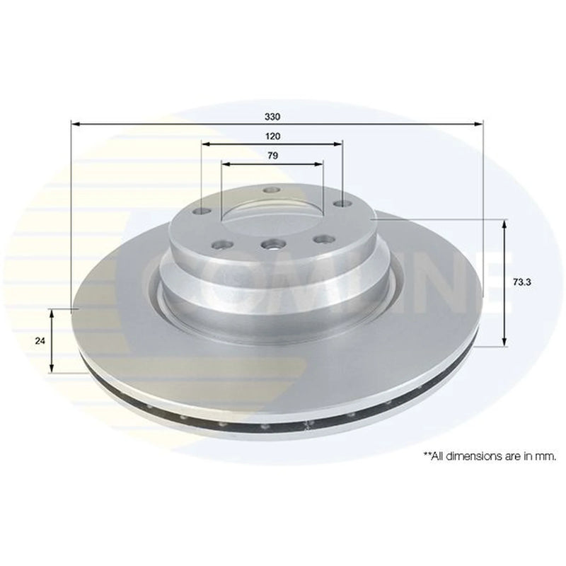 Comline Front & Rear Brake Discs & Pads fits BMW 3 2004-2013