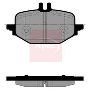 Apec Rear Brake Pad Set PAD2510