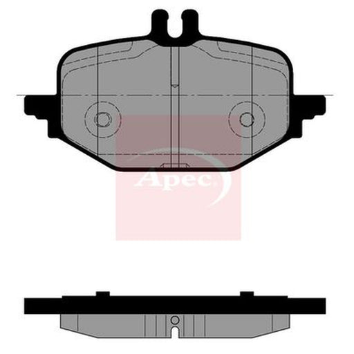 Apec Rear Brake Pad Set fits Mercedes-Benz C-Class 2021 on