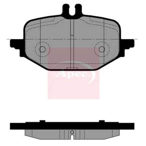 Apec Rear Brake Pad Set PAD2510
