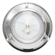 AAA 12V Stainless Steel Dome Light Warm White LED 106mm 3" Dome AAA - Dynamic Drive