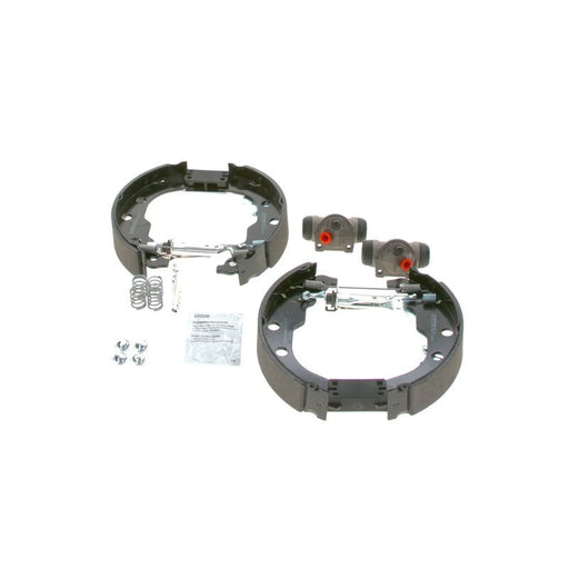 Bosch Brake Shoe Set Axle Kit fits Peugeot 406 1995-2004 1.6 1.8 1.9