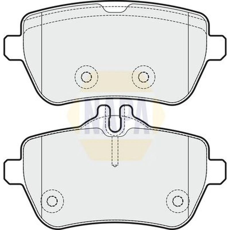 NAPA Rear Brake Pad Set fits Mercedes-Benz S-Class 2013-2020