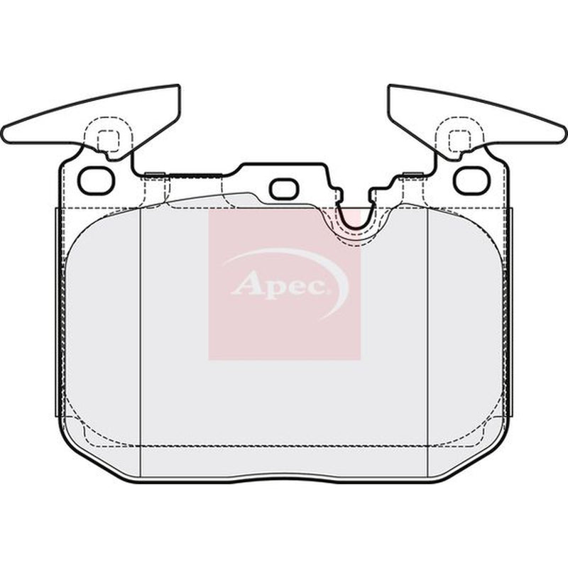 Apec Front Brake Pad Set fits BMW 1 Sports Hatch 2011-2019