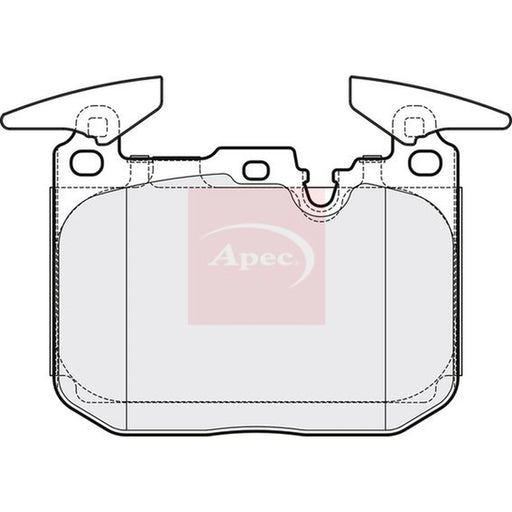 Apec Front Brake Pad Set PAD1907