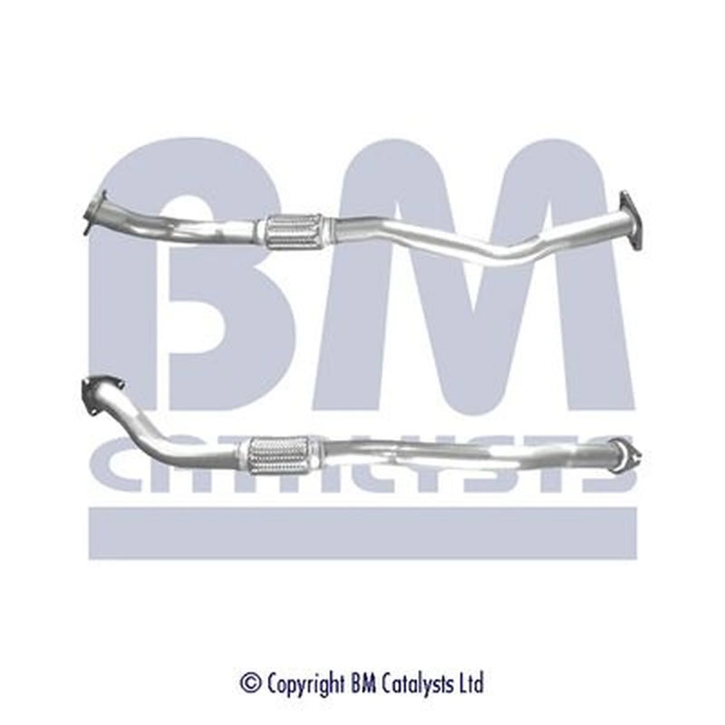 BM Catalysts Exhaust Pipe OD fits Nissan Navara 2001 on 2.5