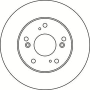 Abtex Front Brake Vented Discs & Pads fits Honda Cr-Z 2010-2013 1.5