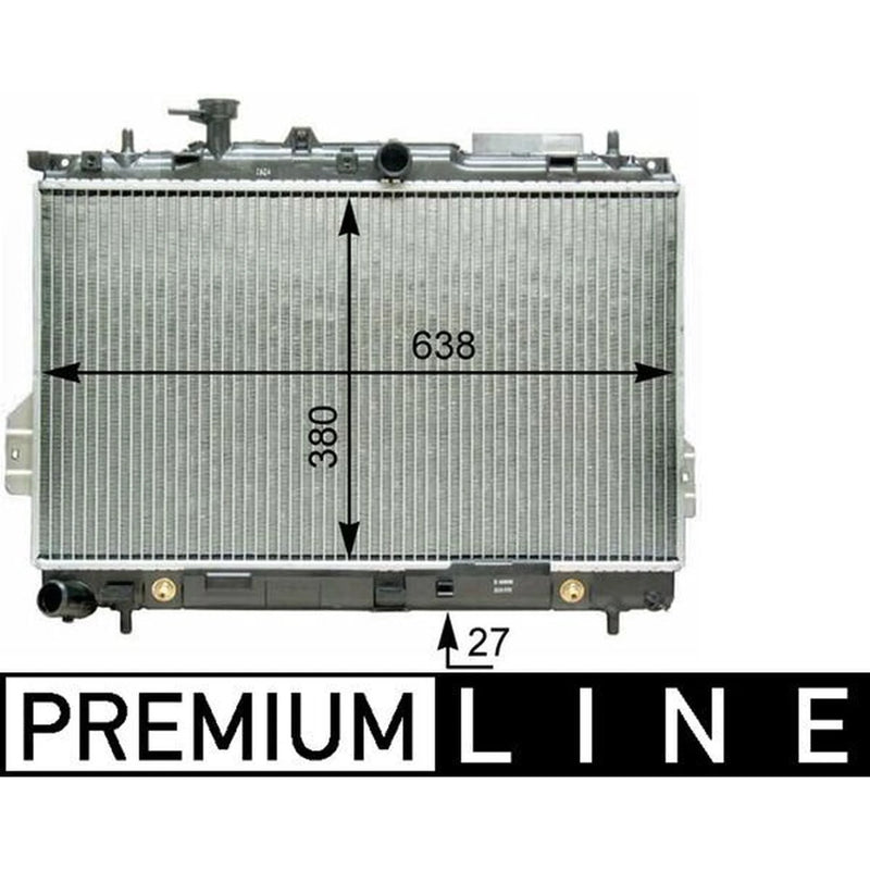 Mahle Engine Radiator fits Hyundai Matrix 2001-2010 1.5 1.6 1.8