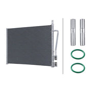 Hella Air Conditioning Condenser fits Ford Fiesta V 2001-2010 1.25 1.3 1.4 1.6