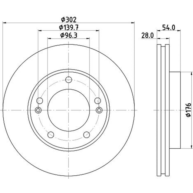 Mintex Front Brake Discs & Pads fits Kia Sorento I 2002-2011 2.4 2.5 3.3 3.5