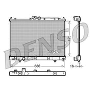 Denso Engine Radiator DRM45031