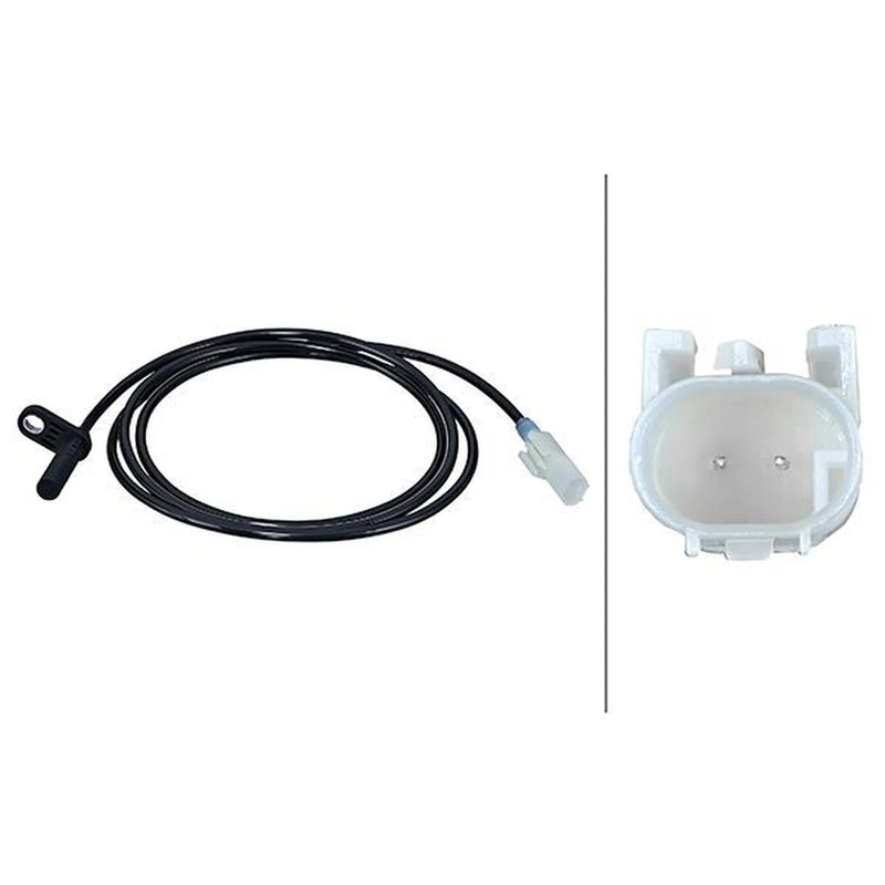 Hella ABS Wheel Speed Sensor Rear Right fits Mercedes-Benz Sprinter 4,6-T