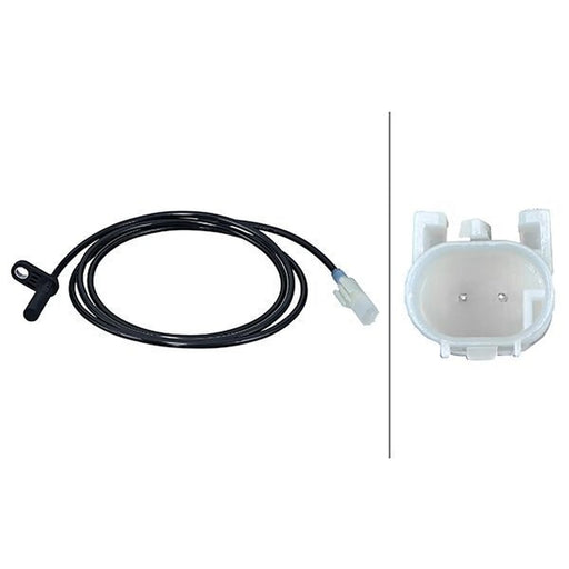 Hella ABS Wheel Speed Sensor Rear Right fits Mercedes-Benz Sprinter 4,6-T