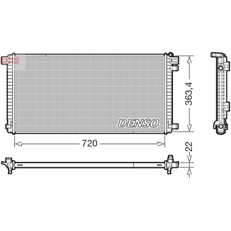 Denso Engine Radiator fits Audi E-Tron 2018-2023
