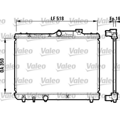 Valeo Engine Radiator 732614