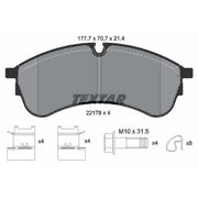 Textar Front Brake Pad Set 2217801