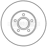 Borg & Beck Front & Rear Brake Discs & Pads fits Ford C-Max II 2010-2019 1.6