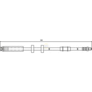 NAPA Brake Hydraulic Hose Line Lower NBH1160