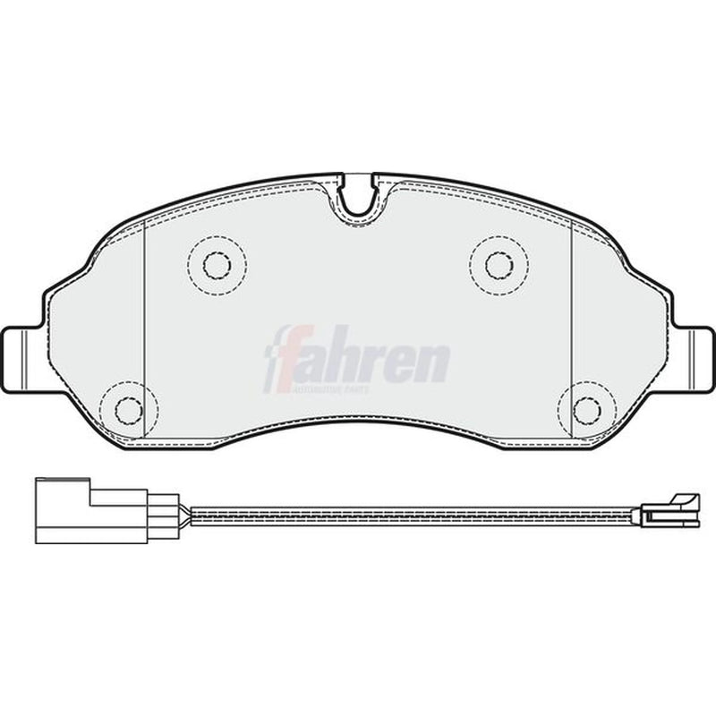 Fahren Front Brake Pad Set FBP3380