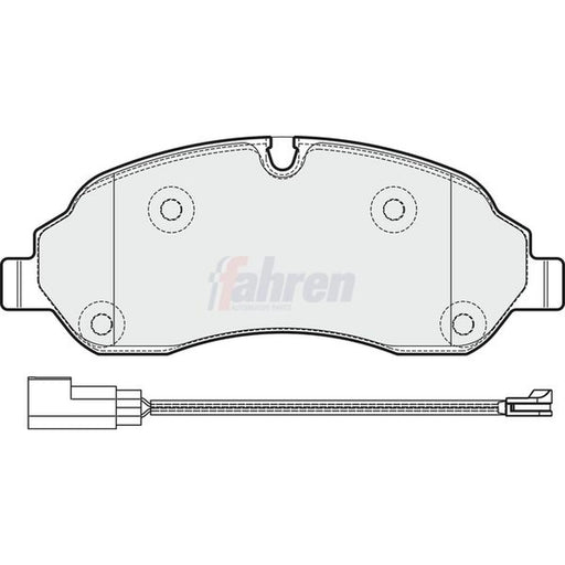 Fahren Front Brake Pad Set FBP3380