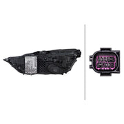 Hella Headlight Headlamp LED Right fits Audi A7 2017-2021