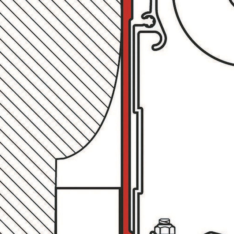 Fiamma Adapter Knaus C Liner 300 (98655-754) Fiamma - Dynamic Drive