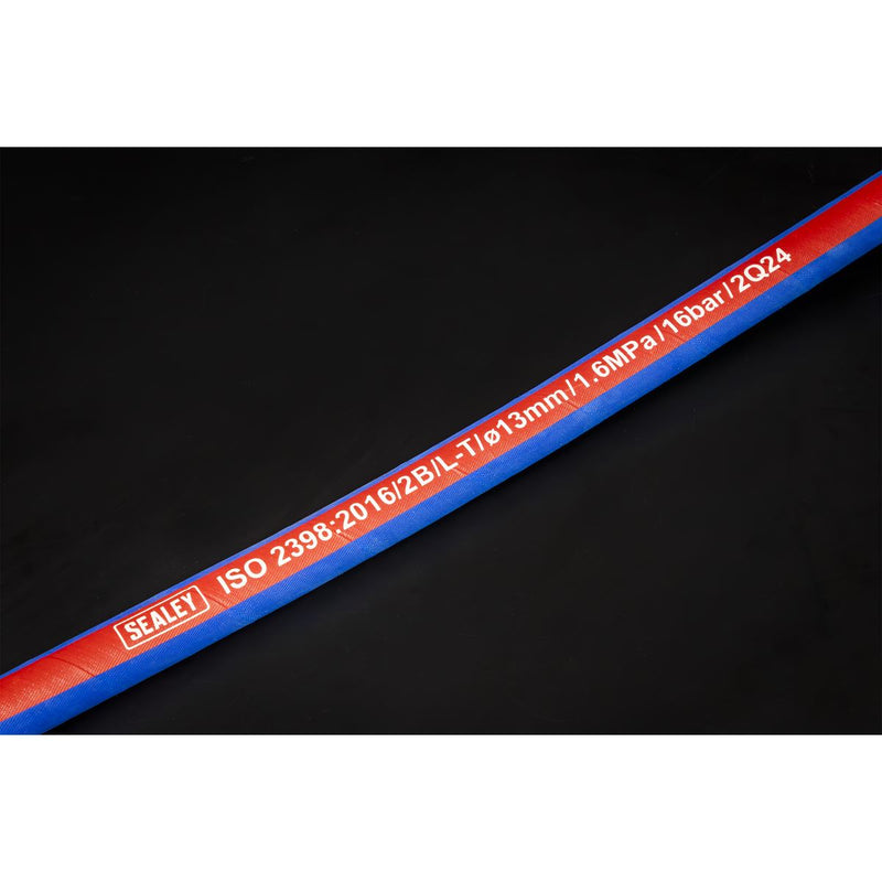 Sealey Extra-Heavy-Duty Air Hose with 1/2"BSP Unions 10m x 13mm AH10R/12 Sealey - Dynamic Drive