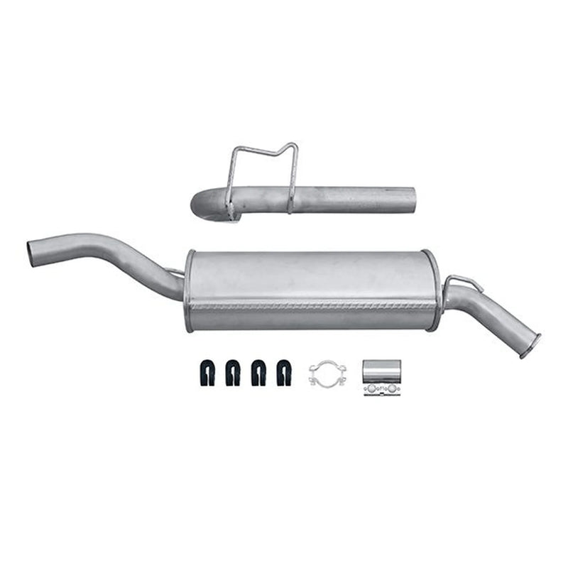 Hella End Silencer Rear fits Renault Clio I 1991-1998 1.2 1.9