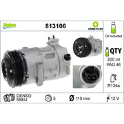 Valeo Air Conditioning Compressor 813106