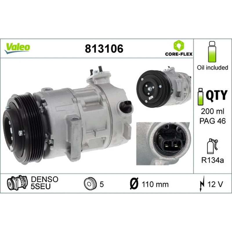 Valeo Air Conditioning Compressor 813106