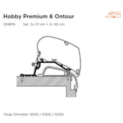 Thule HOBBY PREM ONTOUR ROOF ADAPTOR - 309819