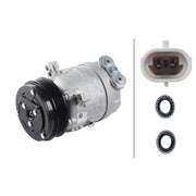 Hella Air Conditioning Compressor fits Opel Omega B 1994-2003