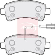 Apec Rear Brake Pad Set fits Citroën Relay III 2015-2019 2.0