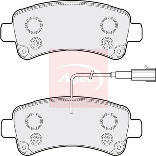 Apec Rear Brake Pad Set PAD2125