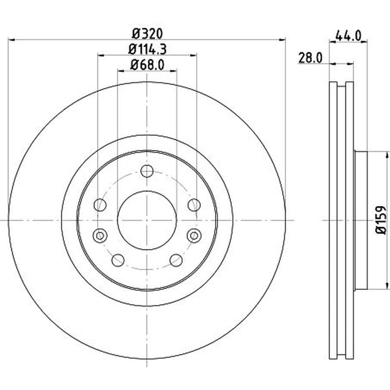 Mintex Front & Rear Brake Discs & Pads fits Renault Grand Scénic III 2009-2016