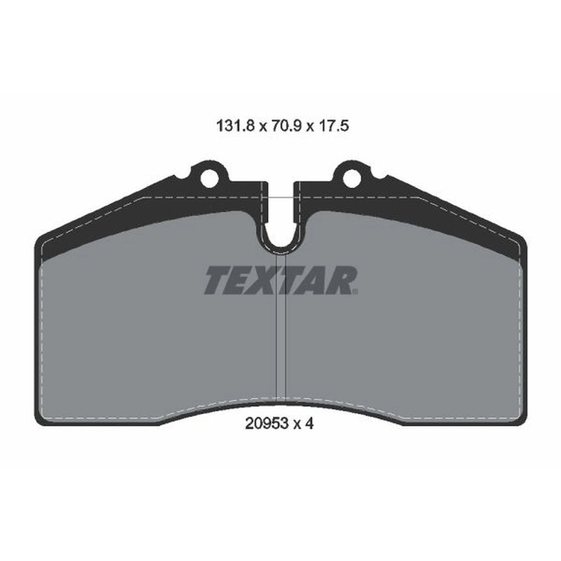 Textar Front Brake Pad Set 2095302