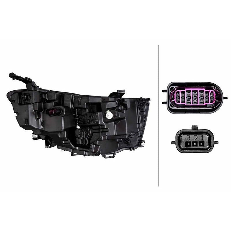 Hella Headlight Headlamp LED Left fits Renault Kadjar 2015-2016 1.2 1.5 1.6