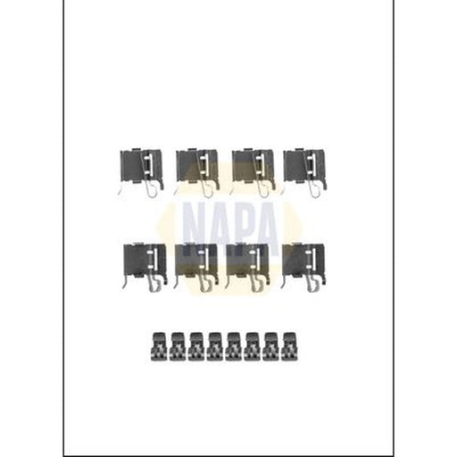 NAPA Brake Pad Accessory Fitting Kit Front fits Mazda 6 2012-2020 2.0 2.2 2.5