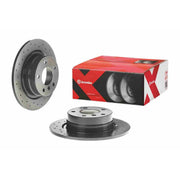 Brembo 2 x Perforated Rear Brake Discs 08.A205.1X-x2