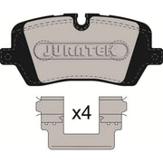 Juratek Rear Brake Pad Set fits Land Rover Defender 2020 on 2.0 3.0