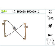 Valeo Electric Window Regulator Lifter Left Front 850628