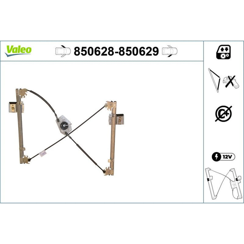 Valeo Electric Window Regulator Lifter Left Front 850628