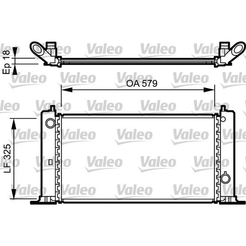 Valeo Engine Radiator 734228