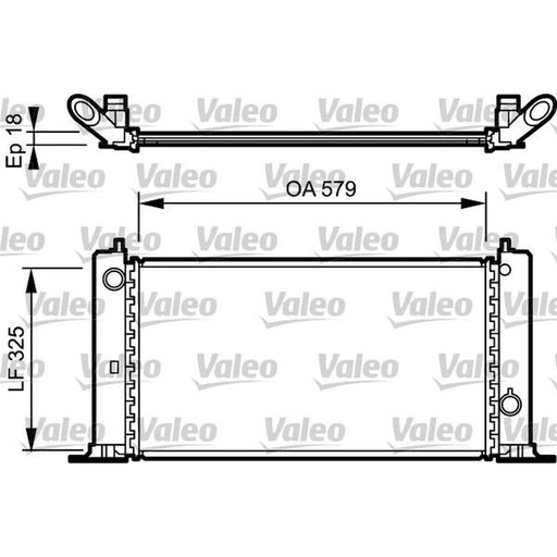Valeo Engine Radiator 734228
