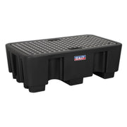 Sealey Barrel Bund Polyethylene 1300 x 750 x 440mm 2 Drum DRP17 Sealey - Dynamic Drive