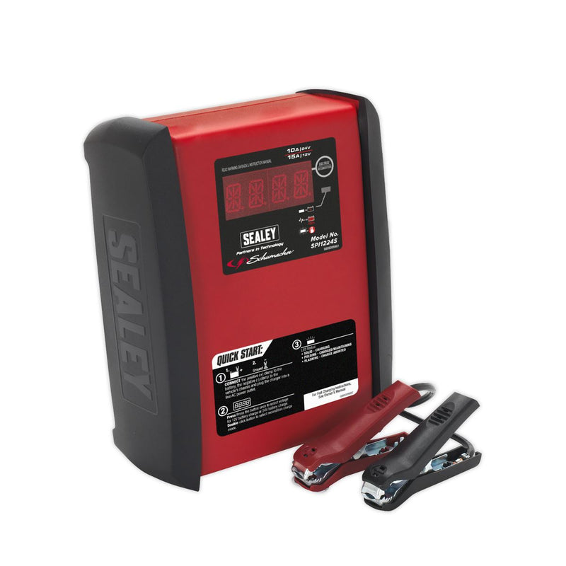 Sealey Schumacherï Intelligent Speed Charge Battery Charger/Maintainer 12V 15A/2 Sealey - Dynamic Drive